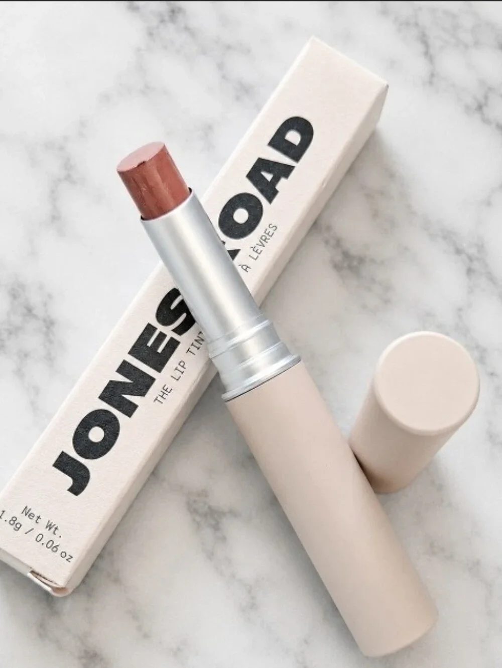Jones Road NUDE MAUVE The Lip Tint .06 oz Full Size NIB!  DISCONTINUED!!!